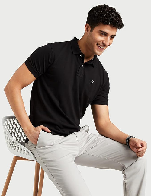 Allen Solly Men's Cotton Regular Fit Polo T-Shirt