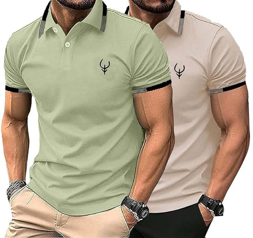 Lymio Polo T Shirt for Men || Men Casual T-Shirt || Available in Combo Packs